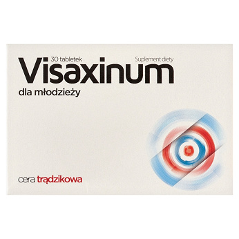 Visaxinum, tabletki ze składnikami, które pomagają w utrzymaniu zdrowej skóry, 30 szt.