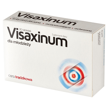 Visaxinum, tabletki ze składnikami, które pomagają w utrzymaniu zdrowej skóry, 30 szt.