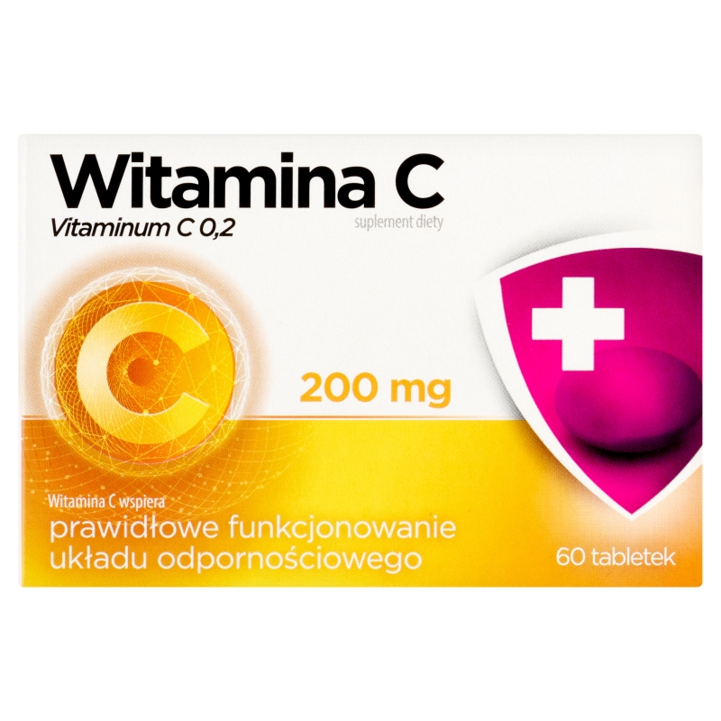 Witamina C, tabletki z witaminą C, 60 szt.