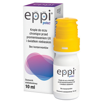 Eppi protect, krople do oczu chroniące przed promieniowaniem UV, 10 ml