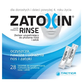 Zatoxin Rinse, zestaw uzupełniający, 28 saszetek