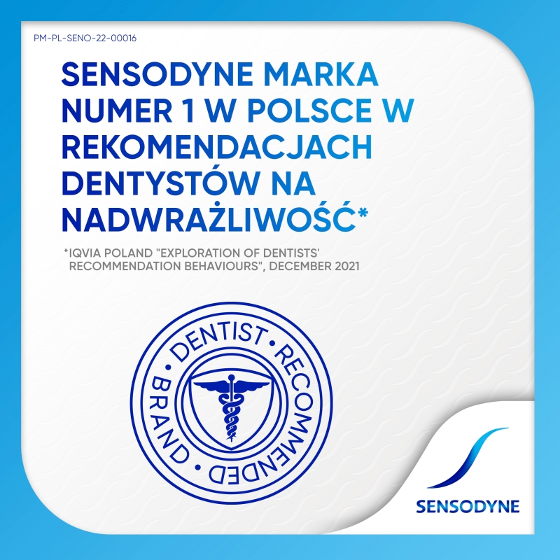 Sensodyne (Hyperdent) F, pasta do zębów z fluorem, ochrona przed próchnicą, tuba 75 ml