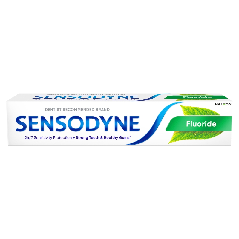 Sensodyne (Hyperdent) F, pasta do zębów z fluorem, ochrona przed próchnicą, tuba 75 ml