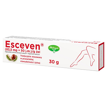 Esceven, żel na żylaki z kasztanowcem, tuba 30 g