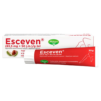 Esceven, żel na żylaki z kasztanowcem, tuba 30 g