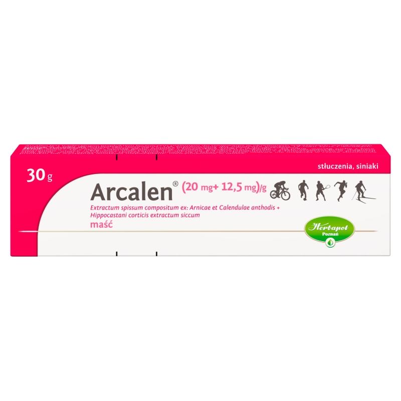 Arcalen maść na urazy, siniaki, stłuczenia, tuba 30 g