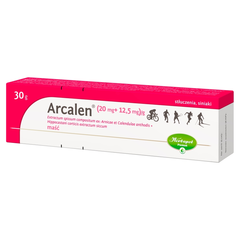 Arcalen, maść na urazy, siniaki, stłuczenia, tuba 30 g