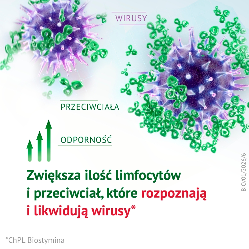 Biostymina, płyn na infekcje górnych dróg oddechowych, 10 ampułek 1 ml