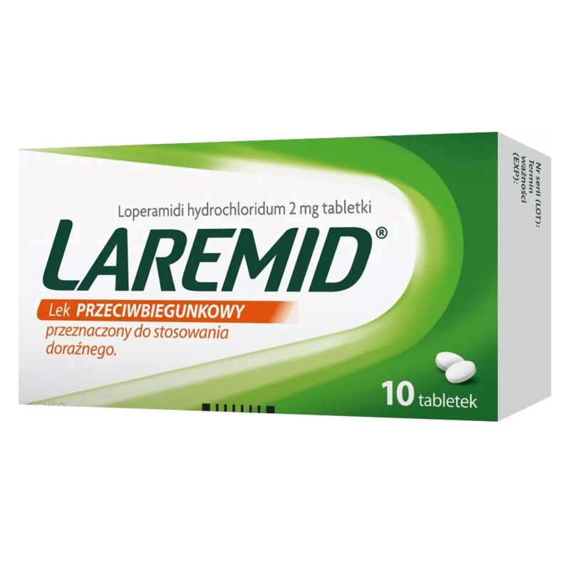 Laremid, tabletki na biegunkę, 10 szt.
