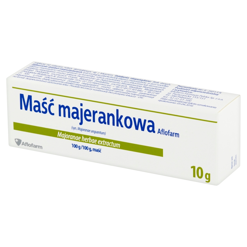 Maść majerankowa, maść na katar dla dzieci, 10 g