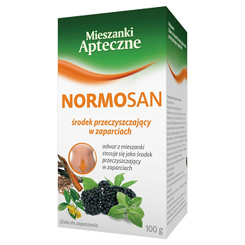 Normosan, zioła przeczyszczające na zaparcia, 100 g