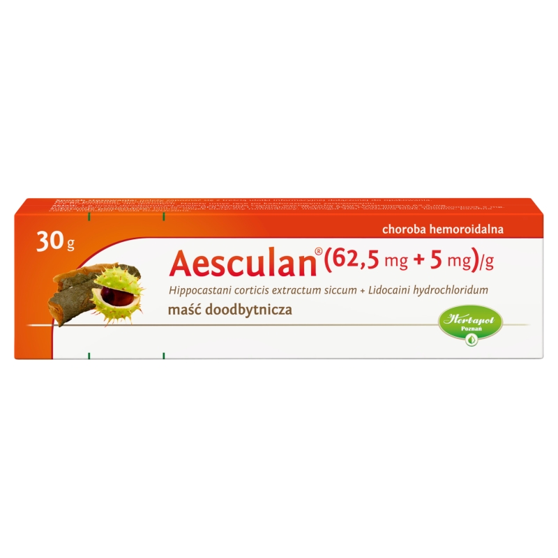 Aesculan, maść doodbytnicza na hemoroidy, tuba 30 g