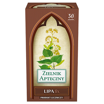 Lipa Fix, zioła napotne w przeziębieniu i w kaszlu, 30 sasz. x 1,5 g
