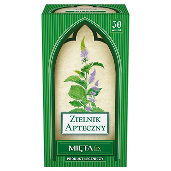 Mięta fix, zioła na niestrawność i wzdęcia, 30 sasz.