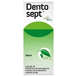 Dentosept płyn na stany zapalne jamy ustnej, dziąseł, butelka 100 ml