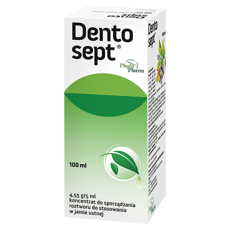 Dentosept, płyn na stany zapalne jamy ustnej, dziąseł, butelka 100 ml