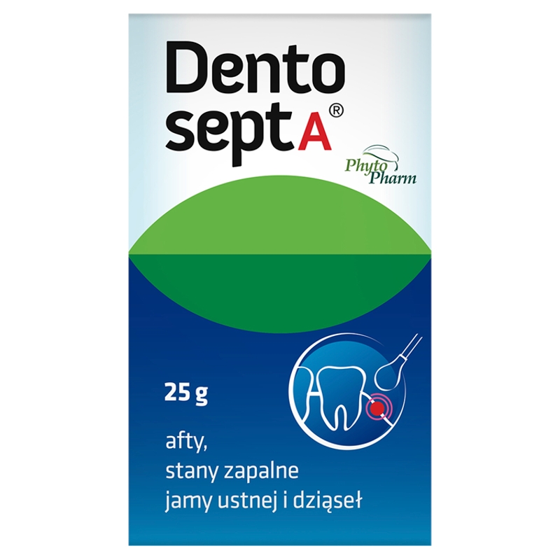 Dentosept A płyn na stany zapalne jamy ustnej, dziąseł, afty, butelka 25 g