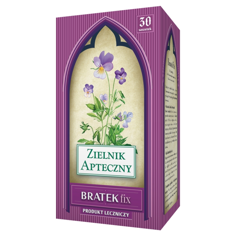 Bratek Fix zioła na łagodne łojotokowe zmiany skórne, 30 sasz.