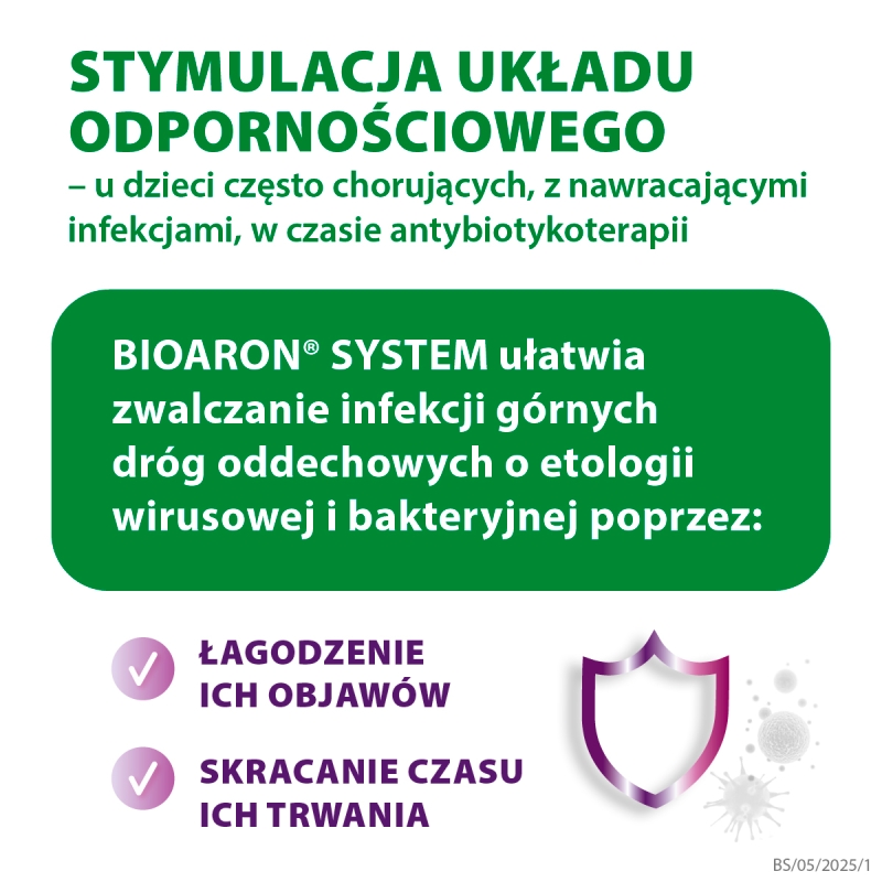 Bioaron System, syrop na infekcje górnych dróg oddechowych, butelka 100 ml