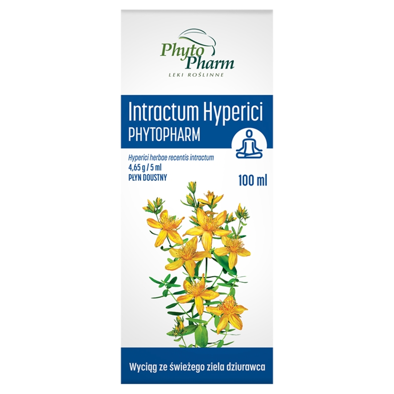 Intractum Hyperici  wyciąg z dziurawca na łagodne zaburzenia nastroju typu depresyjnego, butelka 100 ml