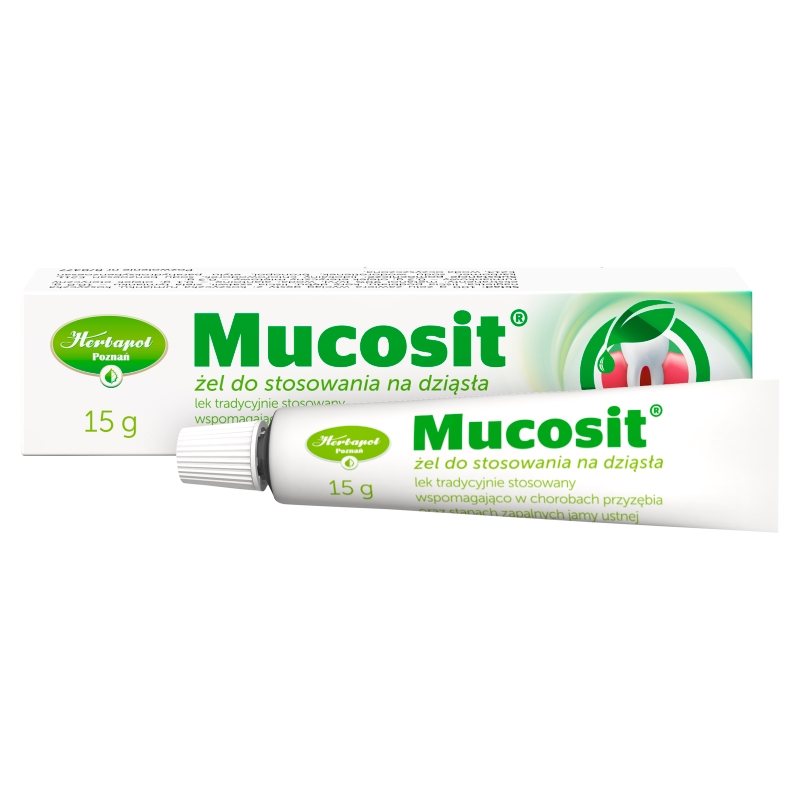 Mucosit , żel do jamy ustnej, 15 g