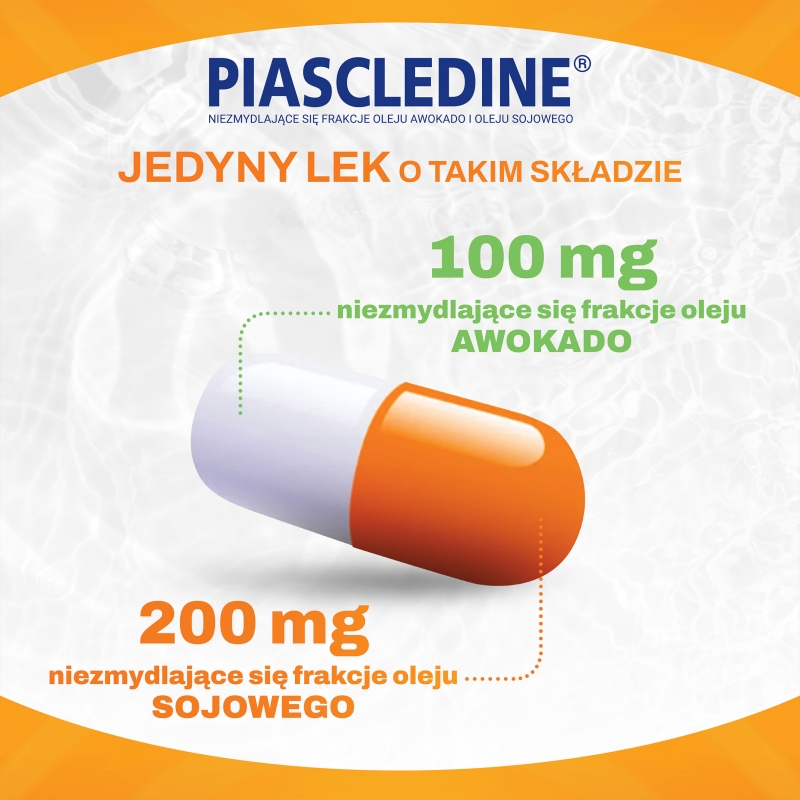 Piascledine, kapsułki na objawy choroby zwyrodnieniowej stawów kolanowych, 30 szt.