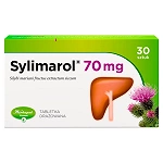 Sylimarol 70 mg tabletki na zaburzenia czynności wątroby, 30 szt.