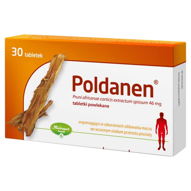 Poldanen, tabletki do stosowania przy chorobie prostaty, 30 szt.