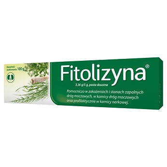 Fitolizyna, pasta doustna w zakażeniach i stanach zapalnych dróg moczowych, 100 g