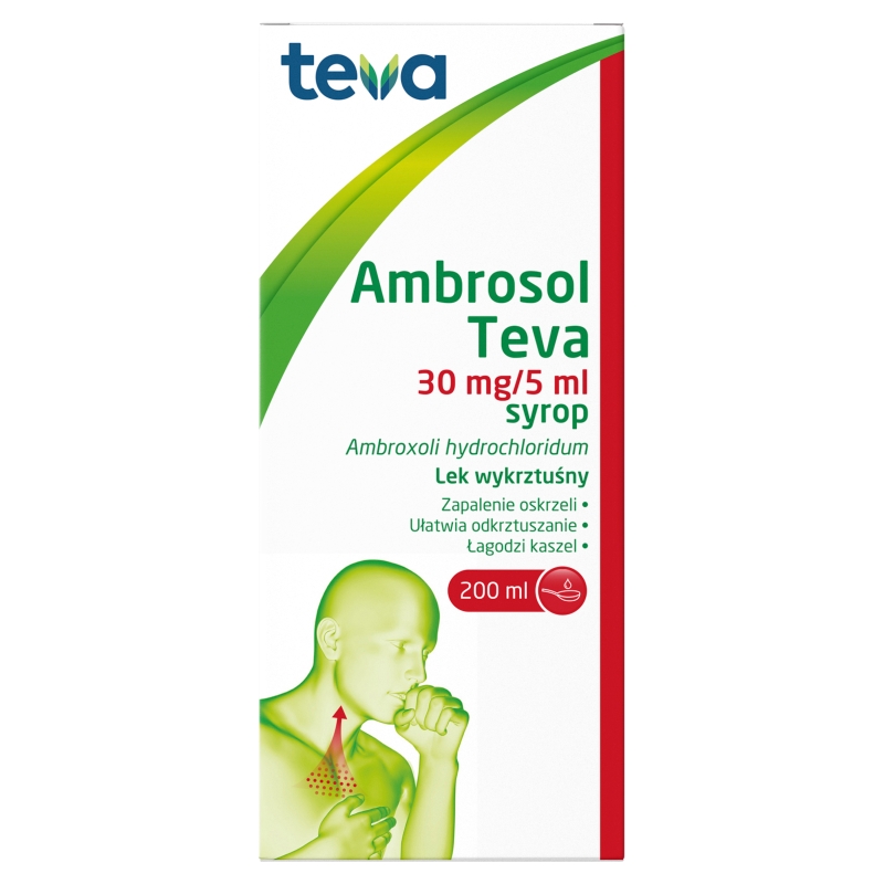 Ambrosol  syrop wykrztuśny na kaszel, 200 ml