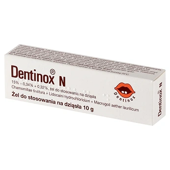 Dentinox N, żel do stosowania na dziąsła, tuba 10 g