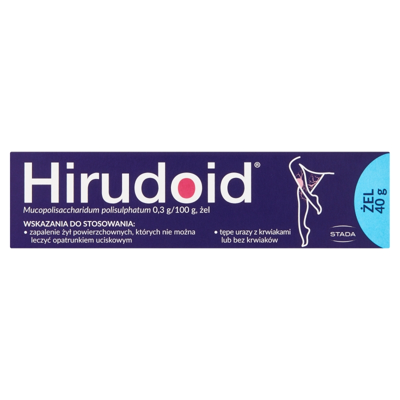 Hirudoid  żel do stosowania na tępe urazy z krwiakami lub bez, 40 g