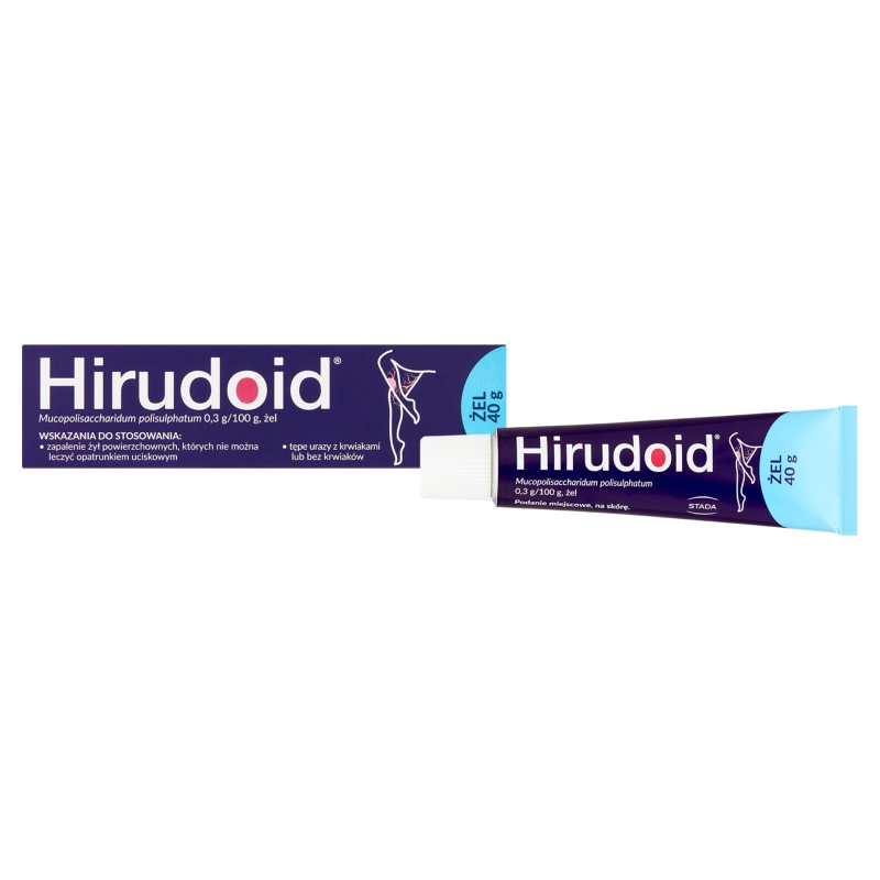 Hirudoid , żel do stosowania na tępe urazy z krwiakami lub bez, 40 g