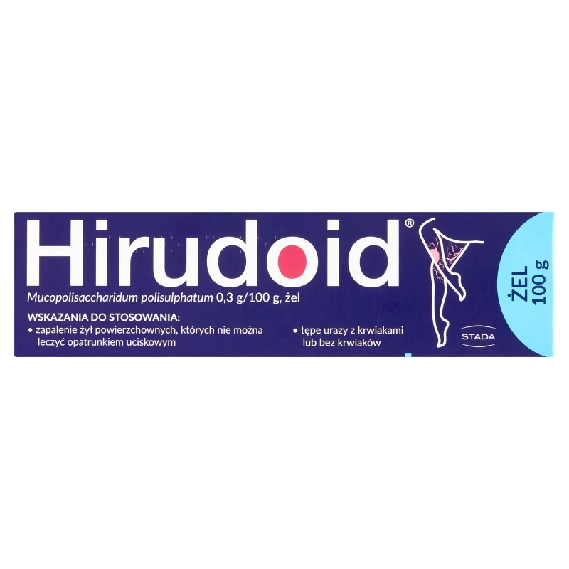 Hirudoid  żel do stosowania na tępe urazy z krwiakami lub bez, 100 g