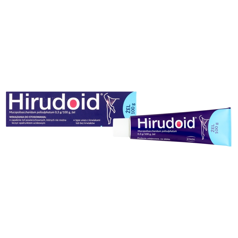 Hirudoid , żel do stosowania na tępe urazy z krwiakami lub bez, 100 g