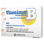 Vitaminum B compositum tabletki na niedobory witamin z grupy B, 50 szt.