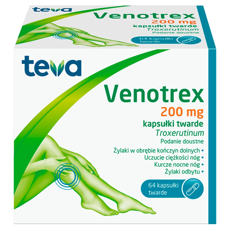 Venotrex, kapsułki na żylaki, 64 szt.