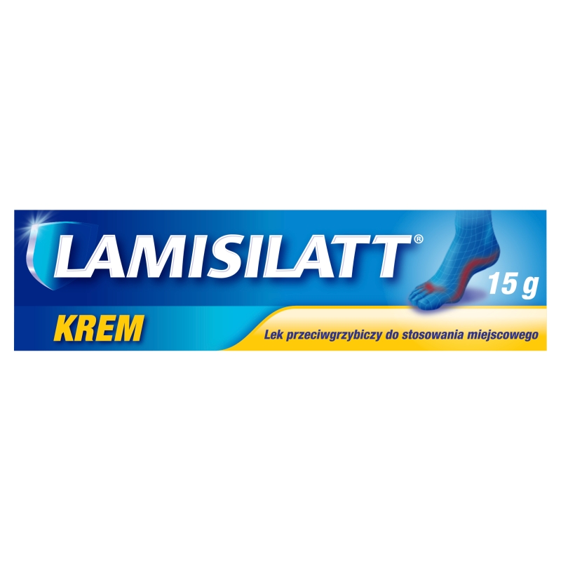 Lamisilatt, krem na miejscowe leczenie grzybicy, 15 g