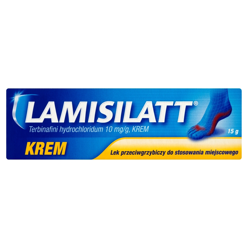 Lamisilatt, krem na miejscowe leczenie grzybicy, 15 g