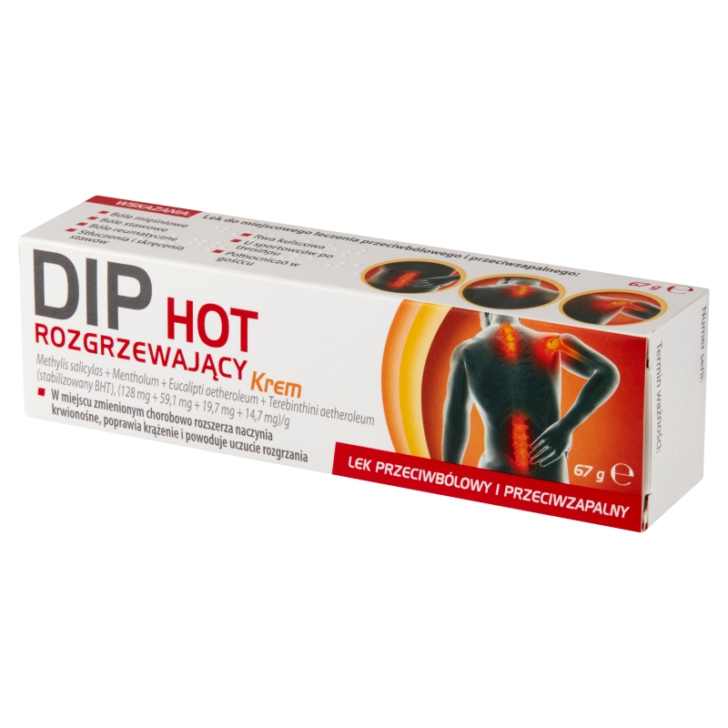 Dip Hot, krem o działaniu rozgrzewającym, 67 g