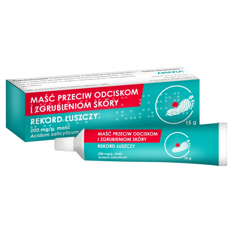 Rekord Łuszczycy, maść przeciw odciskom i zgrubieniom skóry , 200 mg