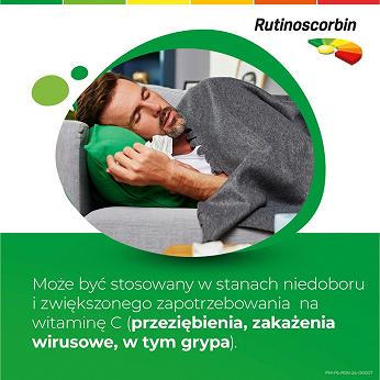 Rutinoscorbin, tabletki powlekane na odporność z witaminą C, 90 szt.
