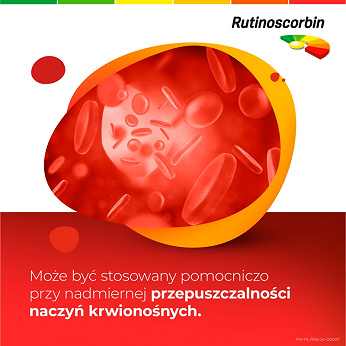 Rutinoscorbin, tabletki powlekane na odporność z witaminą C, 90 szt.