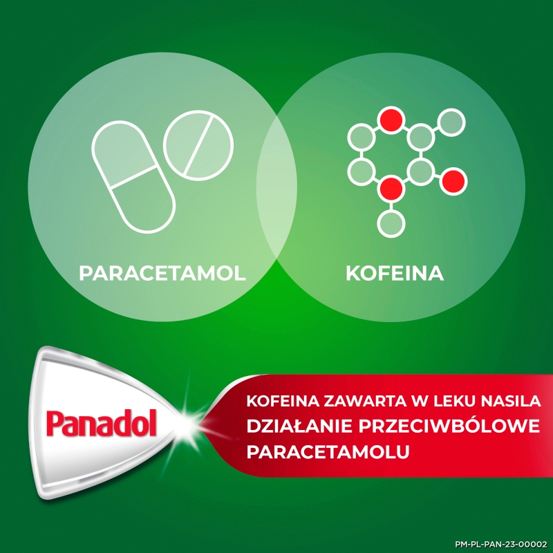 Panadol Extra, tabletki o działaniu przeciwbólowym, 24 szt.