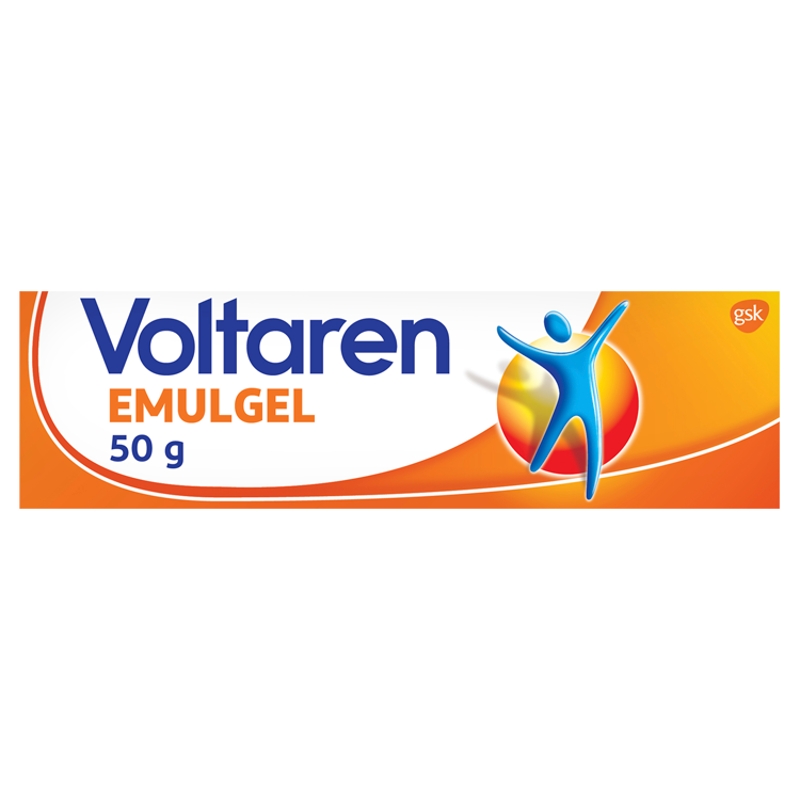 Voltaren Emulgel 1%, żel o działaniu przeciwbólowym, przeciwzapalnym i przeciwobrzękowym, 50 g