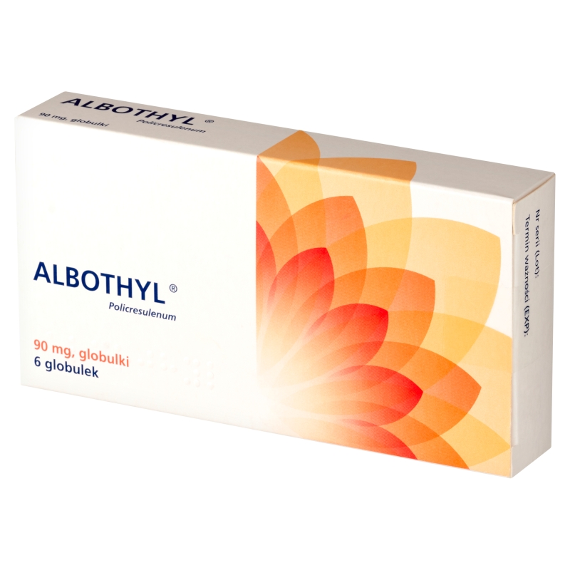 Albothyl , globulki dopochwowe, 6 szt.