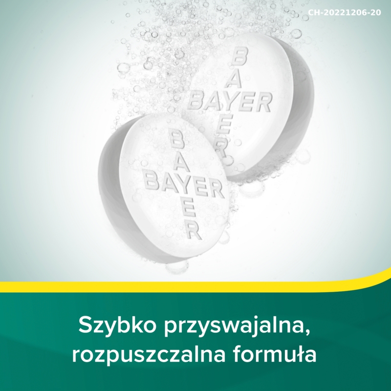 Aspirin C 400 mg + 240 mg, 10 tabletek musujących