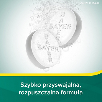 Aspirin C 400 mg + 240 mg, 10 tabletek musujących