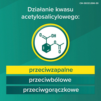 Aspirin C 400 mg + 240 mg, 10 tabletek musujących