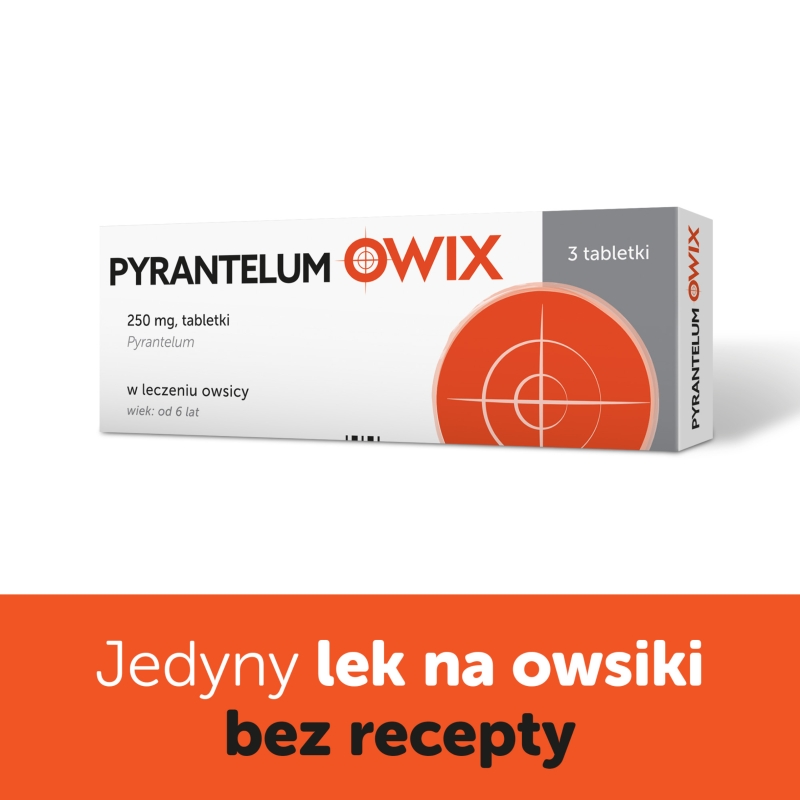 Pyrantelum Polpharma, tabletki na owsiki, 3 szt.
